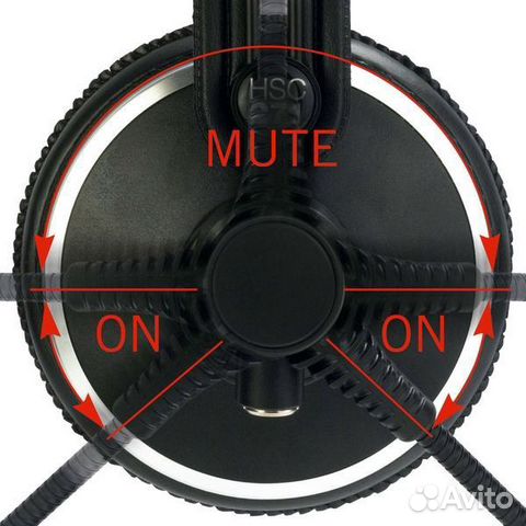 AKG HSC271 закрытая гарнитура с конденсаторным мик
