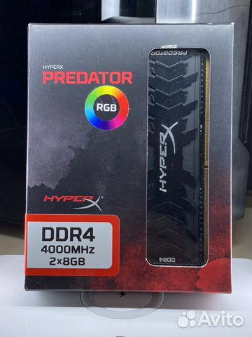 HyperX Predator 16gb kit (8gb x 2) 4000mhz RGB