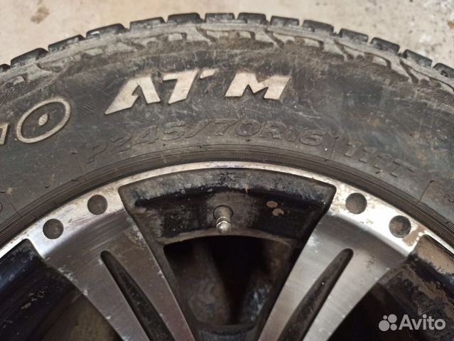 Шины Hankook Dynapro AT-M 245/70 R16 на литых диск Шины Hankook Dynapro AT-M 245/70 R16 на литых диск