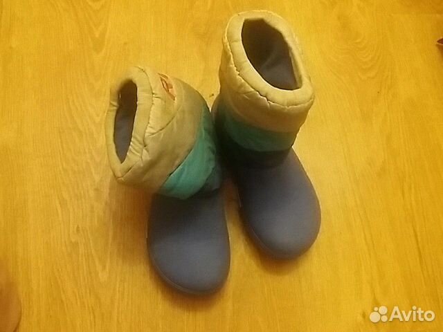 Резиновые сапоги с утеплением