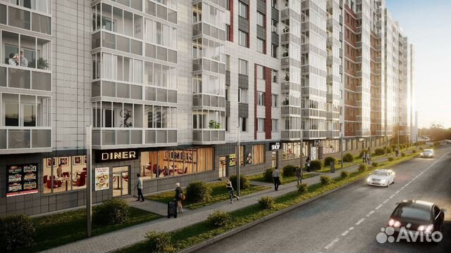 2-к квартира, 40 м², 2/12 эт.