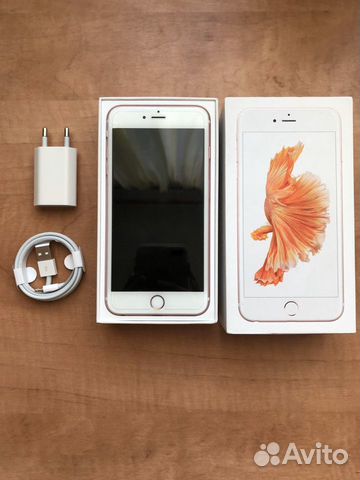 iPhone 6s Plus 64GB как новый розовый