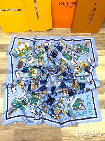 Новый женский шёлковый платок Louis Vuitton Новый женский шёлковый платок Louis Vuitton