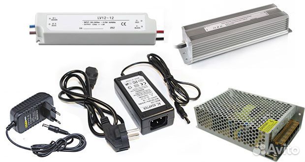 Блок питания для светодиодной ленты, 6-400W