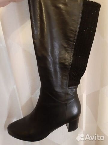 Сапоги женские р.40 нат. кожа подкладка ворсин