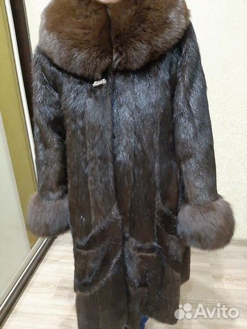 Шуба из меха нутрии