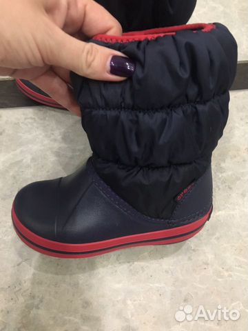 Сапоги детские crocs оригинал, размер 26, C 9