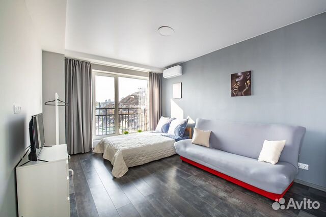 

Квартира-студия, 30 м², 2 кровати