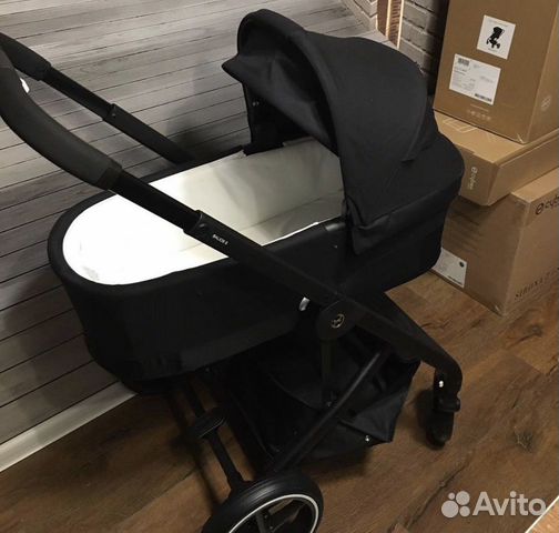 Коляска Cybex balios s deep black Коляска Cybex balios s deep black