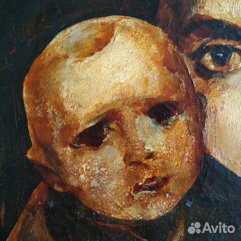 Картина Покинутые. Коваленко Т. Е. 1972 г