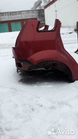 Четверть правая задняя Ford Fiesta mk 5