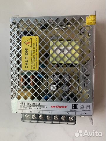 Блок питания HTS-100-24-FA (24V, 4,5A, 100W)