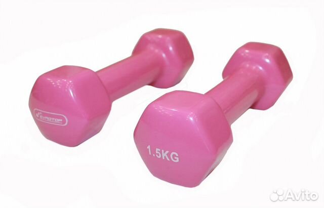 Гантели Atemi ad022 2x1kg Pink