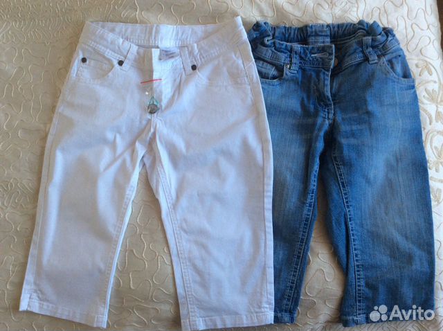 Джинсы детские девочек 134