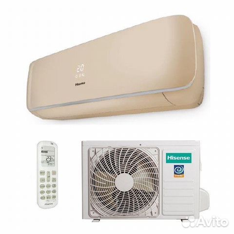 Кондиционер Hisense Premium champagne до 30 кв.м Кондиционер Hisense Premium champagne до 30 кв.м