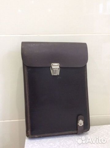 Планшет- сумка полевая, офицерская,кожаная. 1977г