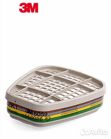 Сменный патрон 3М 6059 (abek1) для масок и полумас