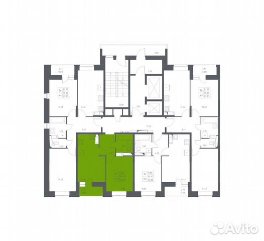 1-к квартира, 35.9 м², 15/17 эт.