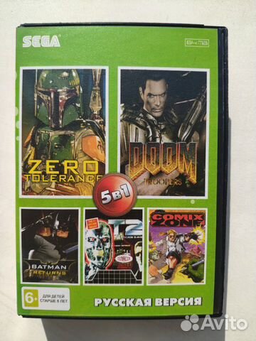 Картридж sega