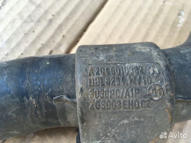 Патрубок охлаждения нижний Mercedes w204 m272