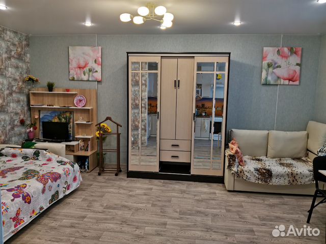 

Квартира-студия, 40 м², 2 кровати