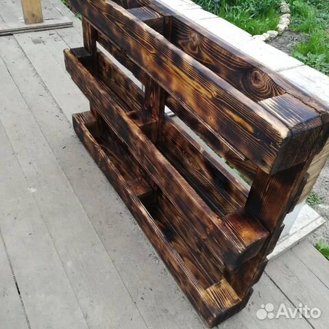 Грядка (клумба) из паллет (поддонов)