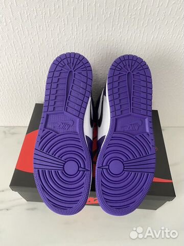 Nike Air Jordan 1 Court Purple 7,5 us Nike Air Jordan 1 Court Purple 7,5 us