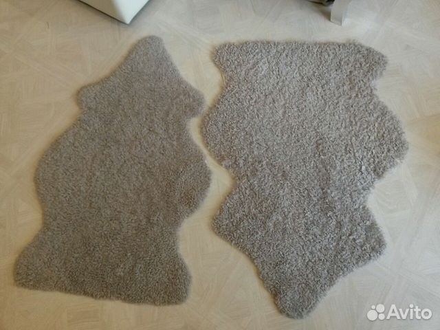 Два коврика IKEA из овчины Два коврика IKEA из овчины