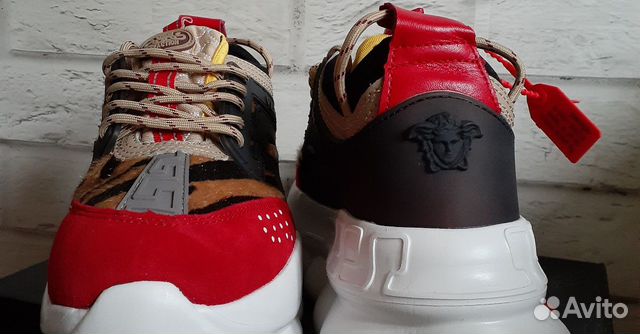 Кроссовки Versace chain Reaction люкс модель унисе