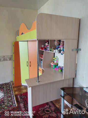 Детская кровать на 2 этаже Детская кровать на 2 этаже