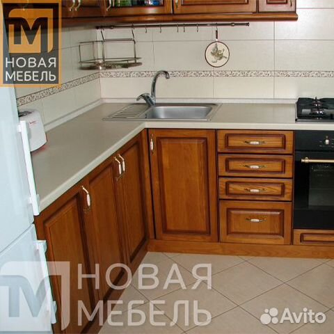 Кухня из массива угловая рассрочка