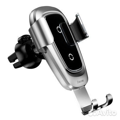 Автодержатель для телефона Baseus Metal Silver Автодержатель для телефона Baseus Metal Silver