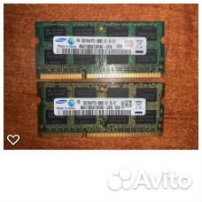 Оперативная память DDR3 SO-DIM Samsung 2 gb x 2 Оперативная память DDR3 SO-DIM Samsung 2 gb x 2