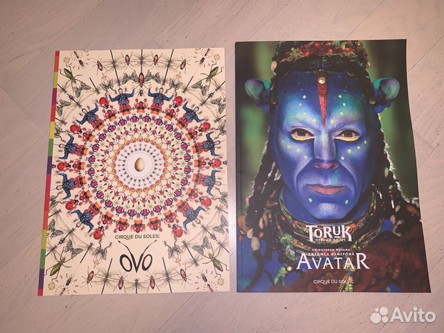 Брошюры Цирк дю Солей - OVO и Toruk