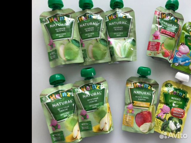 Детское питание пюре Heinz Хайнц паучи Детское питание пюре Heinz Хайнц паучи