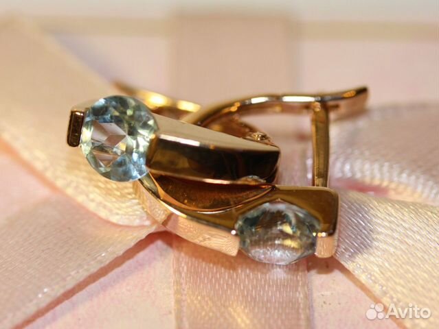 Золотые серьги