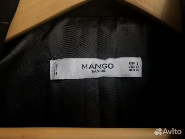 Пальто классическое mango размер S