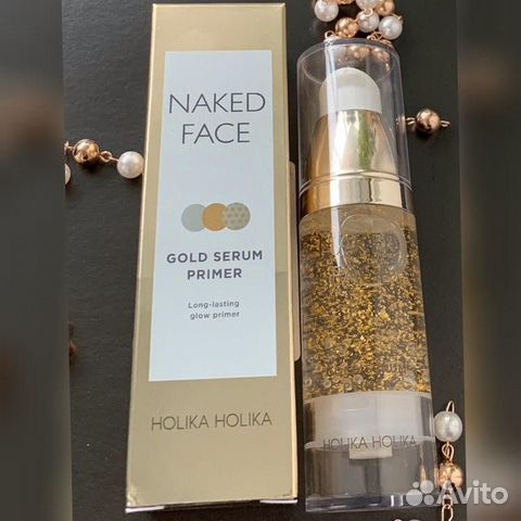 Праймер-сыворотка для сияния Naked Face Holika Hol