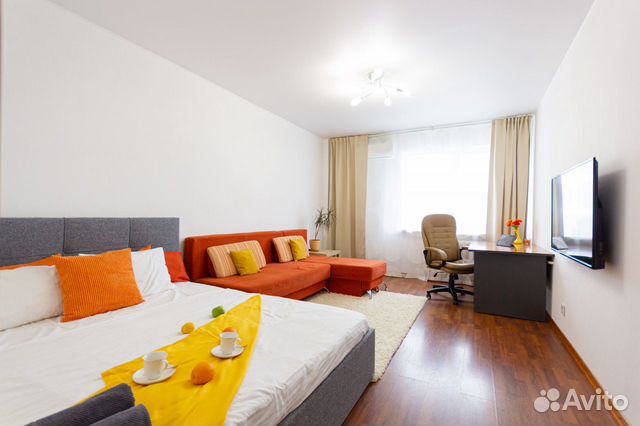 

1-к. квартира, 50 м², 2 кровати