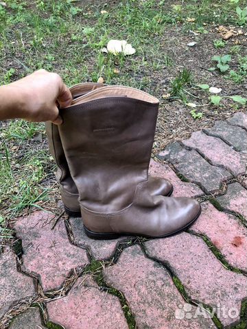 Сапоги осенние натуральная кожа