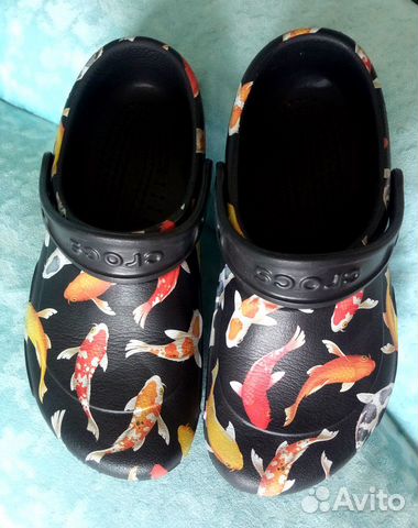Сабо Crocs Graphic Clog Black Tangerine 38 размер