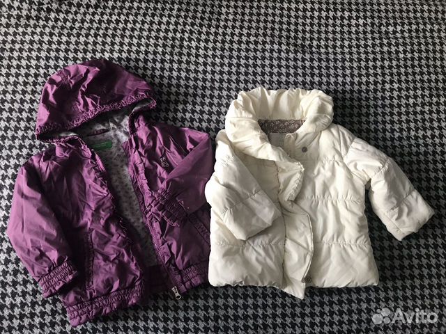 Куртка Zara и Benetton 12-24 мес