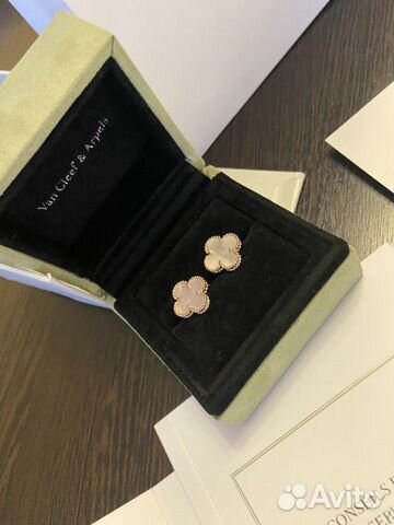 Серьги Van Cleef&Arpels новые
