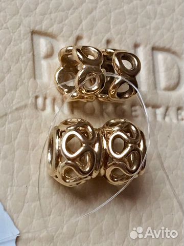 Шармы разделители Pandora золото