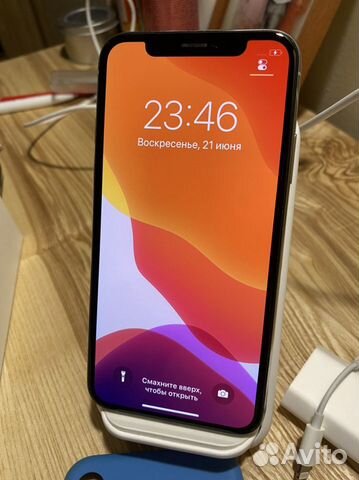 Телефон iPhone X, silver, 64gb Телефон iPhone X, silver, 64gb