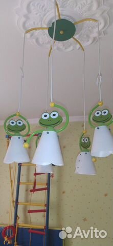 Люстра для детской Царевна + бра