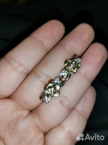 Золотые серьги