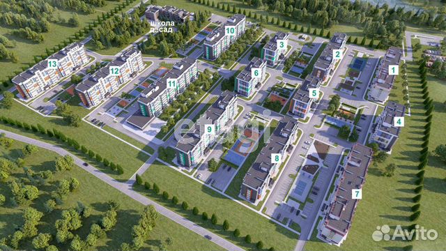 1-к квартира, 35.5 м², 4/5 эт.