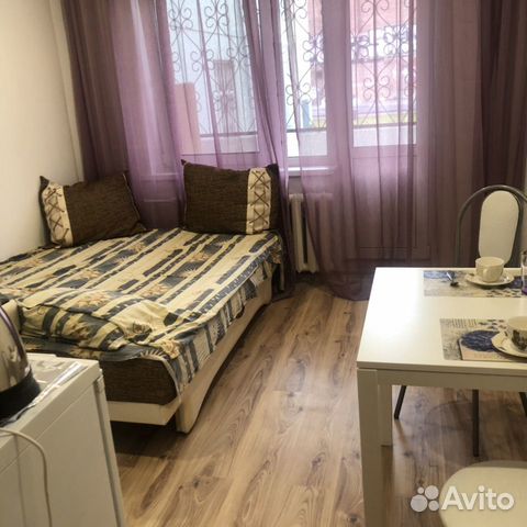 

Квартира-студия, 15 м², 1 кровать