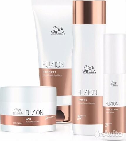Wella линейка fusion шампунь/бальзам/маска/сыворот